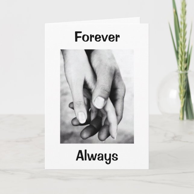 ON "OUR ANNIVERSARY" FOREVER YOU AND ME! CARD (Front)