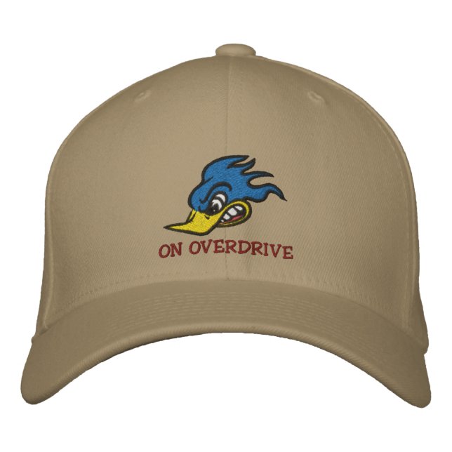 On Overdrive Embroidered Baseball Cap (Front)