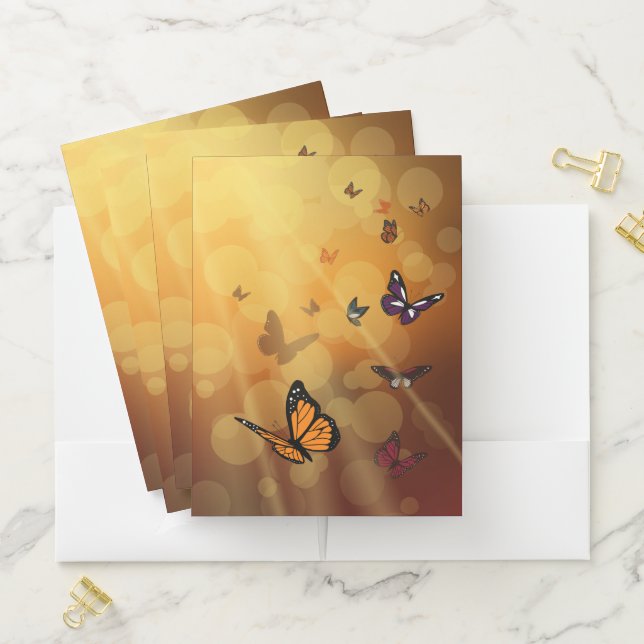 On Paper Wings Pocket Folder (In Situ)