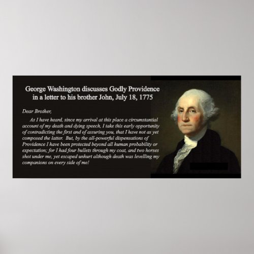 On Providence George Washington _ Block Poster
