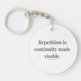 On Ritual and the Shape of Memory Keychain