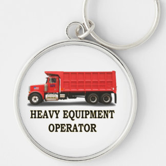 ON ROAD DUMP TRUCK KEYCHAIN
