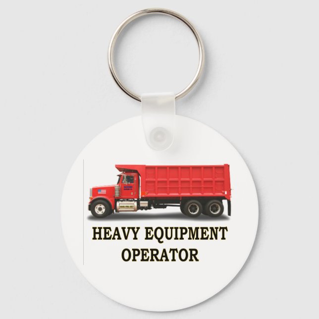 ON ROAD DUMP TRUCK KEYCHAIN (Front)