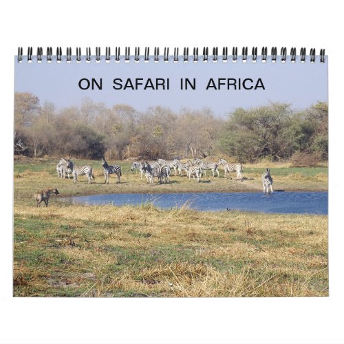 ON SAFARI IN AFRICA CALENDAR