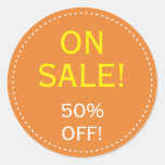 [ Thumbnail: "On Sale! 50% Off!" Sticker ]