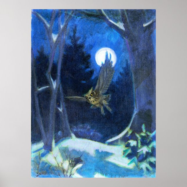 On Silent Wings – Kulhanek Nature Art Print (Front)