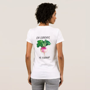 On Sundays we Turnip - Animal Crossings T-Shirt