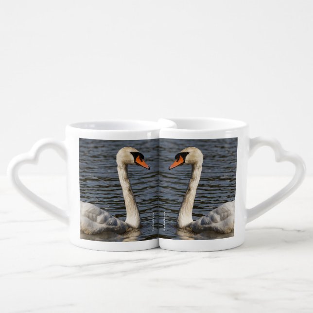 On Swan Lake Coffee Mug Set (Front Nesting)