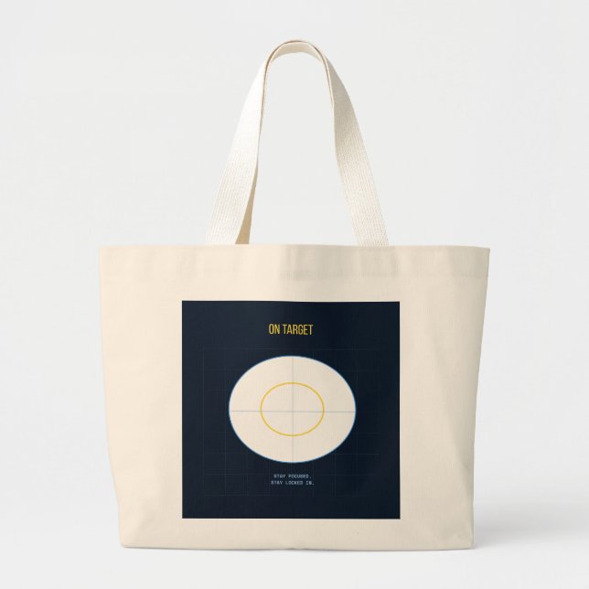 On Target — 90s Maximalist Tote Bag | Retro  (Front)