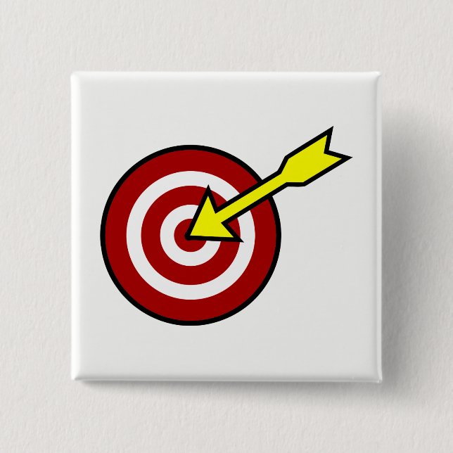 On Target Pinback Button (Front)