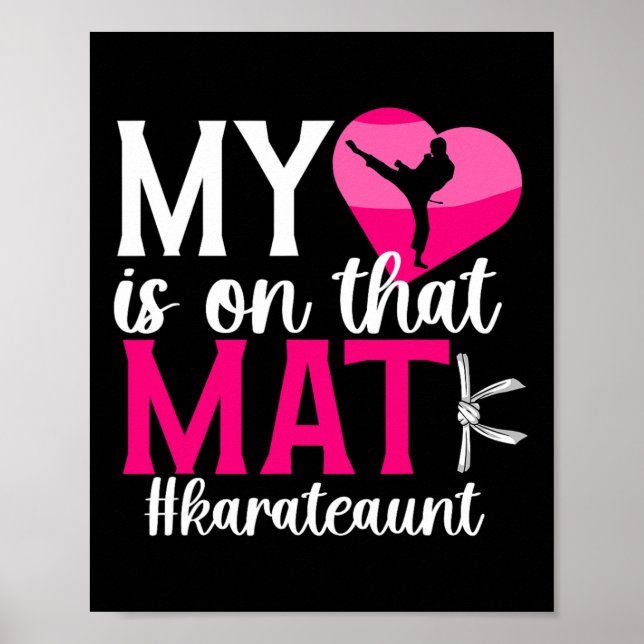 On That Mat Karate Aunt Karate Auntie 1  Poster (Front)
