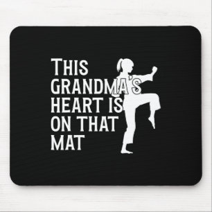 On That Mat Karate Grandma Proud Karate Grandmothe Mouse Pad