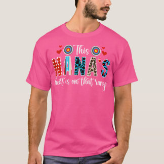 On That Range Archery Nana Grandma Nana Of An Arch T-Shirt