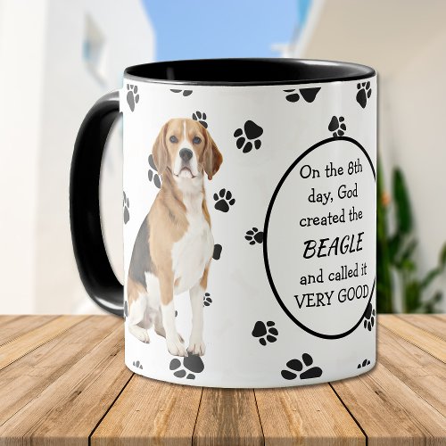 On the 8th Day God Created Beagles Mug