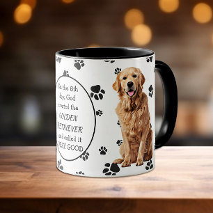 On the 8th Day God Created Golden Retrievers Mug