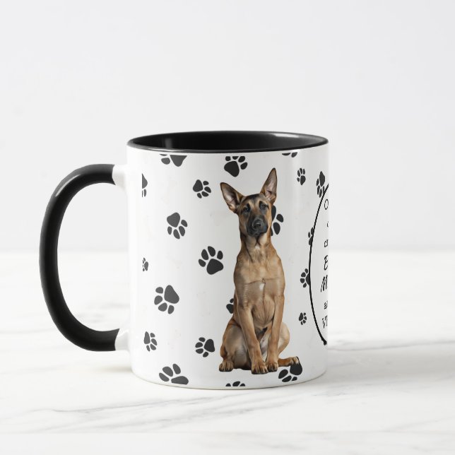 On the 8th Day God Created Malinois Dogs Mug (Left)