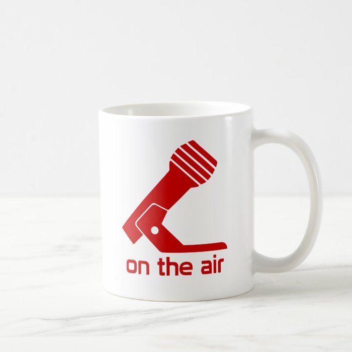 On The Air Mug (Red Design)