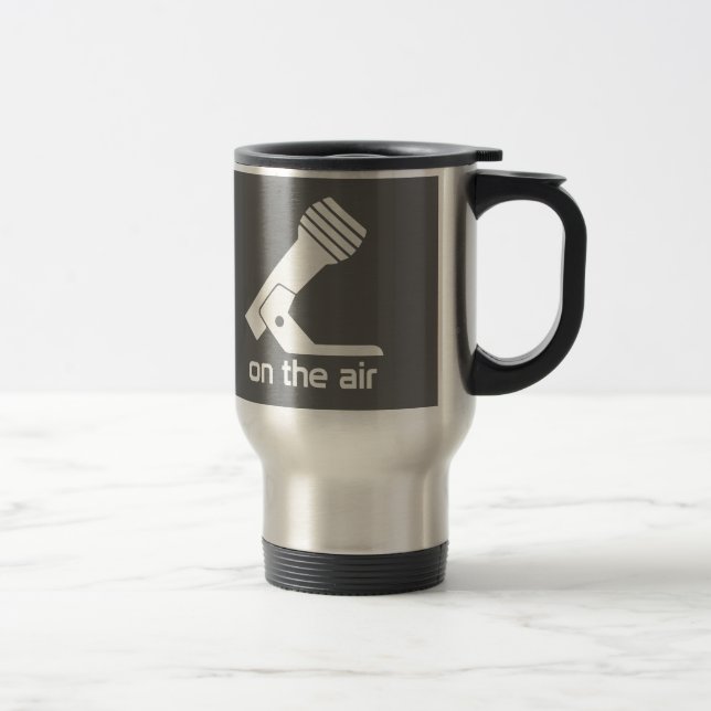 On The Air Travel Mug (Gray) (Right)