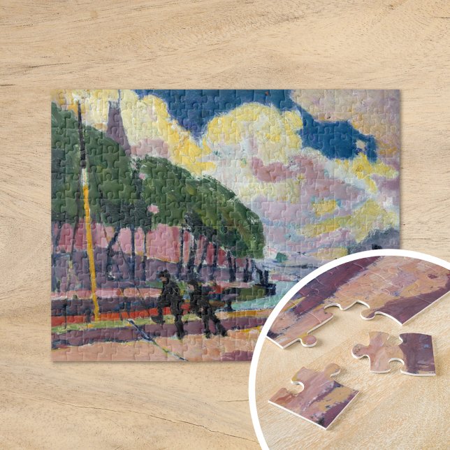 On the Banks of the Seine | Henry Lyman Saÿen Jigsaw Puzzle (Creator Uploaded)