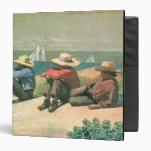 On the Beach, 1875 (w/c) Binder