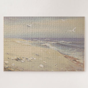 On the Beach (1879) – Vintage Coastal Art Jigsaw Puzzle
