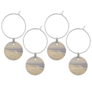On the Beach (1879) – Vintage Coastal Art Wine Charm