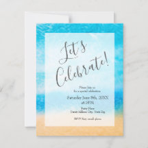 'On the Beach' Abstract Silk Painting