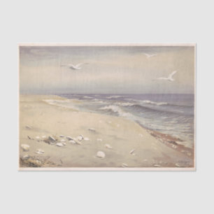 On the Beach by Fidelia Bridges Tissue Paper