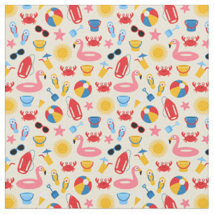 On the beach fabric