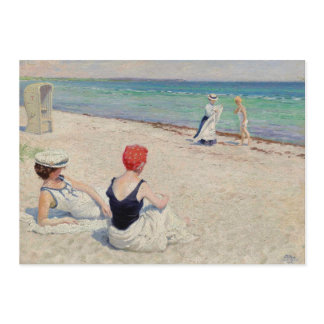 On the Beach, Falsterbro | Paul Fischer Cards