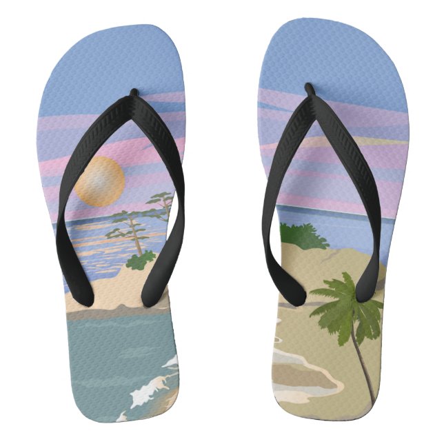 On the Beach Flip Flops (Footbed)