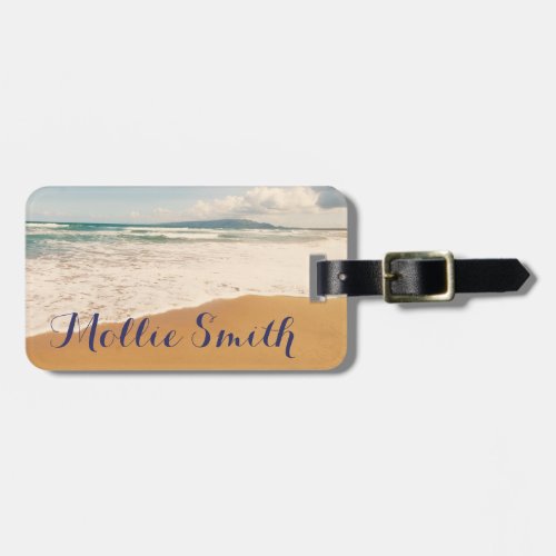 On The Beach Luggage Tag