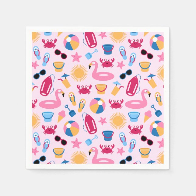 On the beach napkins (Front)