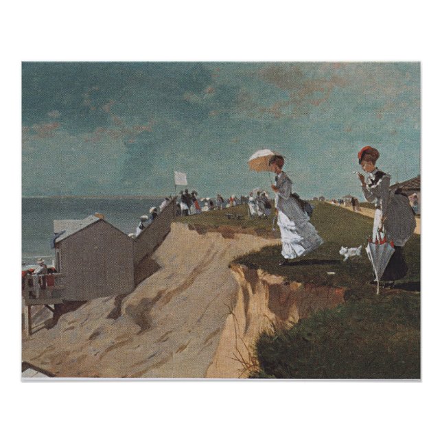 On the Beach, New Jersey, fine art Poster (Front)