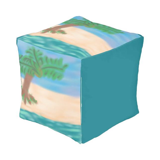 On The Beach Outdoor Pouf (Angled Front)
