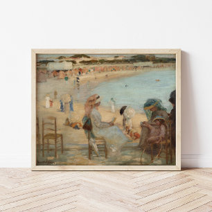 On the Beach Rupert Bunny Poster