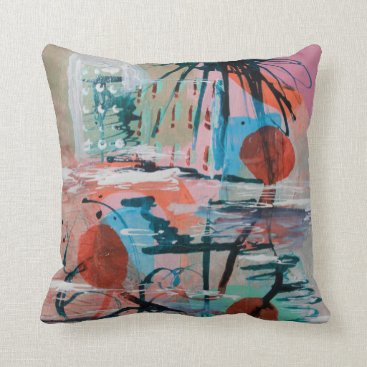 On the Beach Throw Pillow On the Beach Throw Pillow