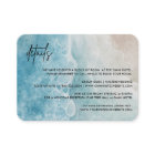 On The Beach Watercolor Beach Wedding Details