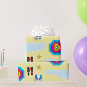 On The Beach Wrapping Paper