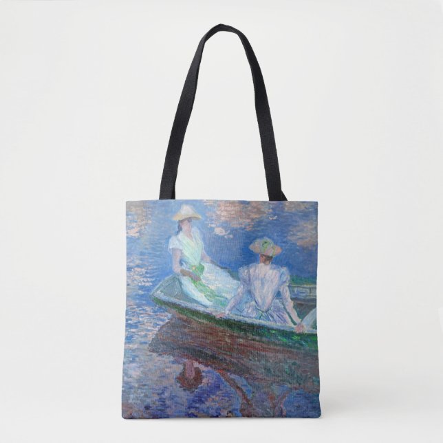 On the Boat, Monet Tote Bag (Front)