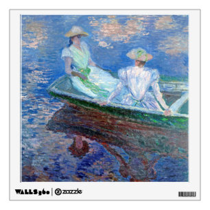 On the Boat, Monet Wall Decal