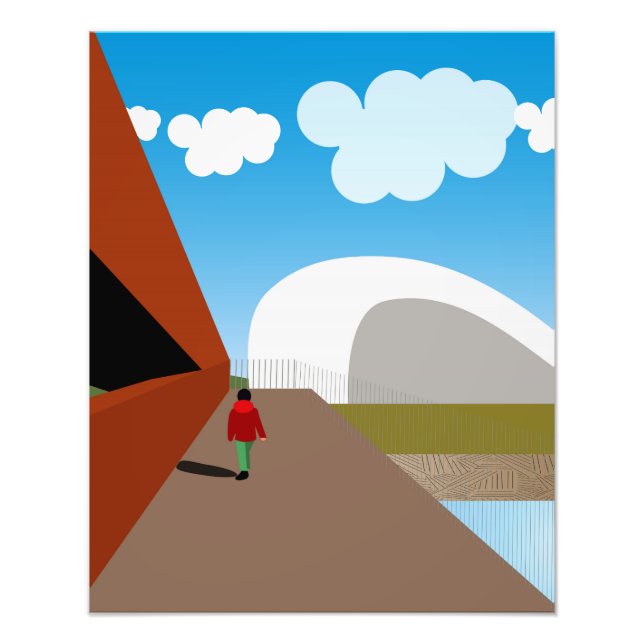 On the bridge photo print (Front)