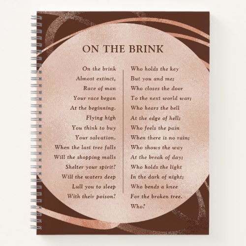 On the Brink Living Your Truth Journaling Notebook