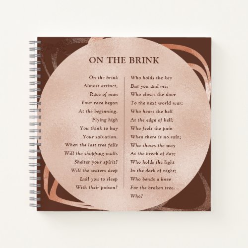 On the Brink Living Your Truth Journaling Notebook