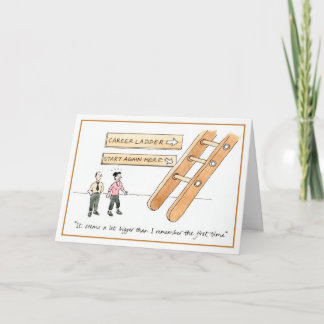 On the career ladder card