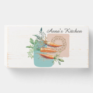"On the Chopping Block" Customizable Wooden Box Sign