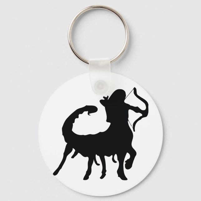 On the Cusp: Sagittarius-Scorpio Keychain (Front)