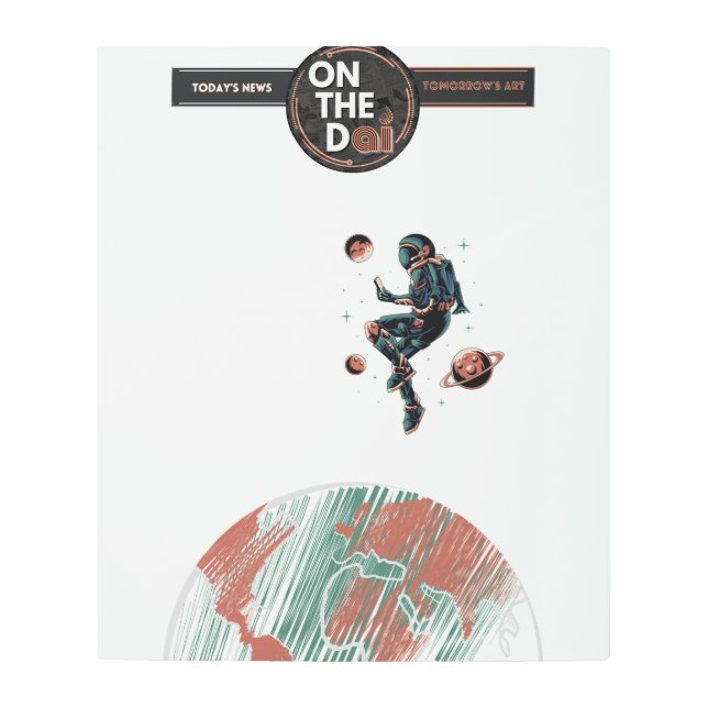 ON THE Dai News Metal Wall Art (Front)