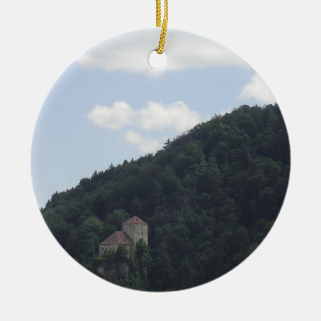 On the Danube Ceramic Ornament (Front)