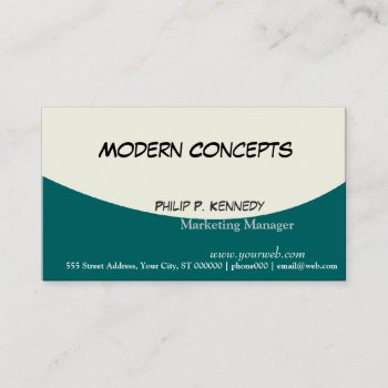 On The Deep Marketing Manager   Modern Masculine Business Card by 911business at Zazzle